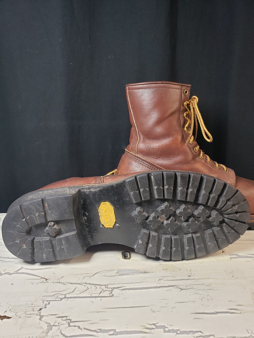 Red Wing 'Non-Steel Toe' Vintage Logger Boots, style 618 - Men's size 12 D - Picture 9 of 16